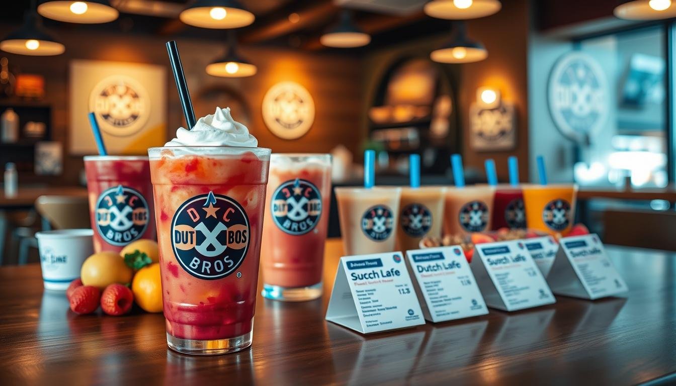 dutch bros nutrition menu